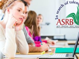 ASRB ICAR National Eligibility Test (NET-II) 2018 Notification