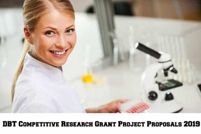 Competitive Research Grant Project Proposals