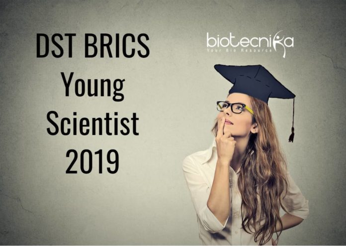 DST BRICS Young Scientist 2019