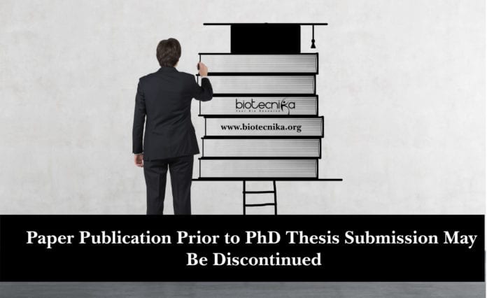 UGC May Discontinue Paper Publication Prior to PhD Thesis Submission