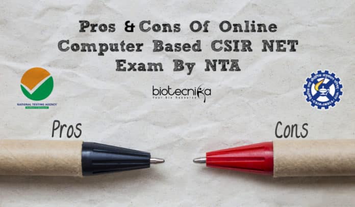 Computer Based CSIR NET Exam By NTA - Pros & Cons Discussed
