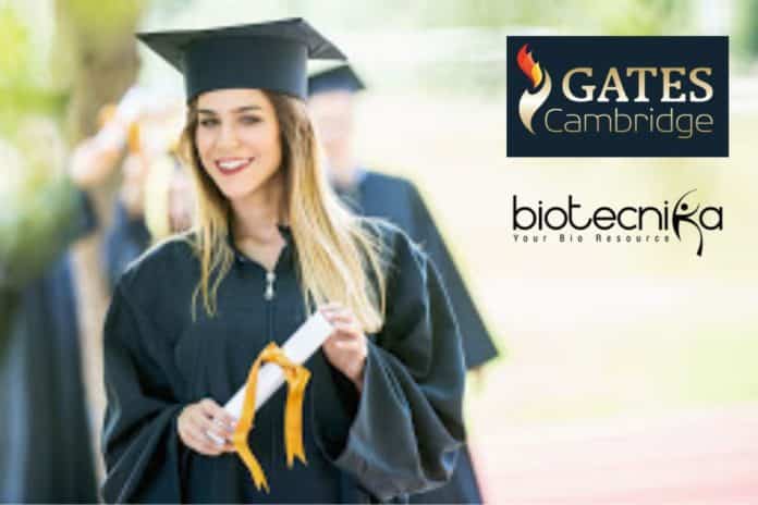 Gates Cambridge Scholarship 2020