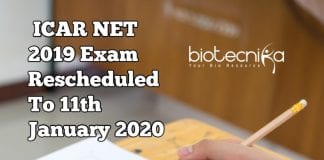 ICAR NET 2019 Exam