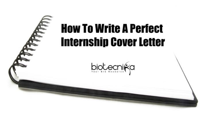 How To Write A Perfect Internship Cover
