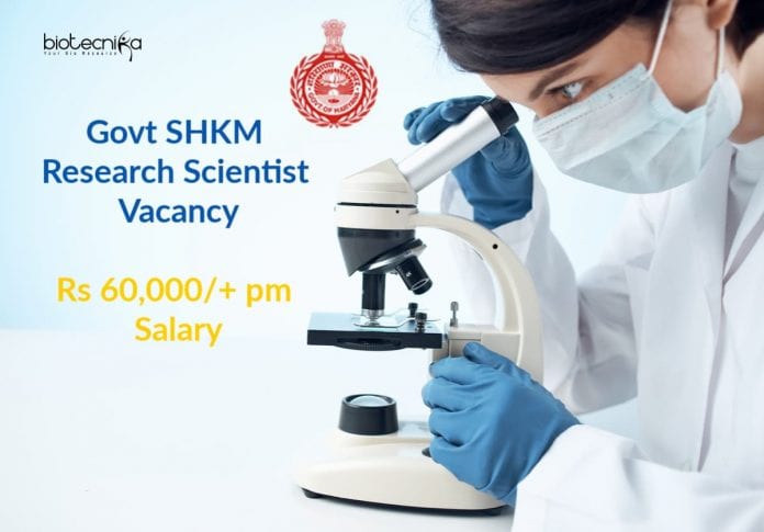 Govt SHKM Research Scientist