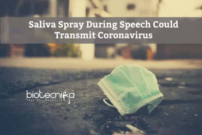Saliva Droplets Could Transmit Coronavirus
