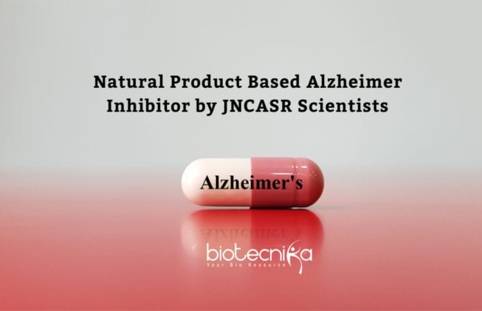Alzheimer inhibitor by JNCASR Scientists