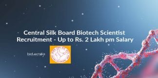 CSB Biotech Scientist Recruitment