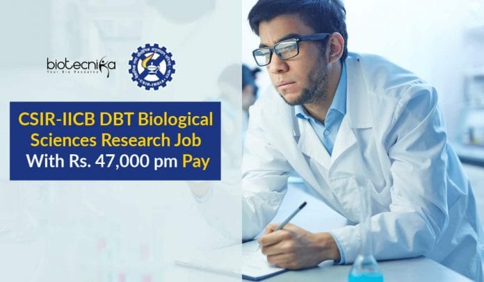 CSIR-IICB Research Job