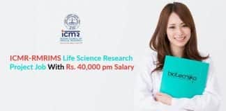 ICMR-RMRIMS Life Science Research