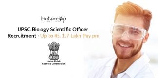 UPSC Biology Scientific Officer