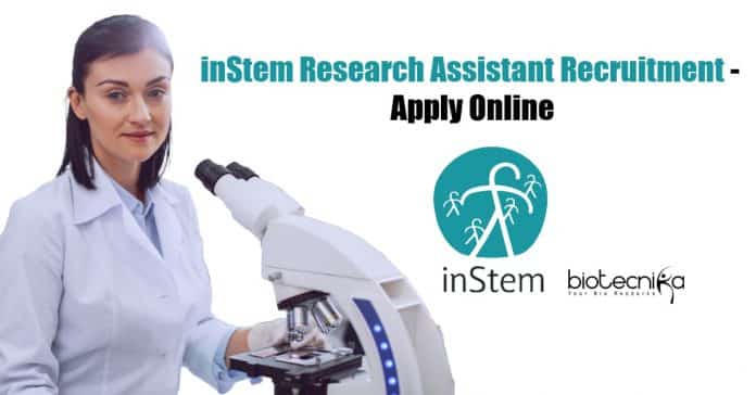 inStem Research Assistant Recruitment