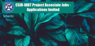 CSIR-IHBT Project Associate Jobs