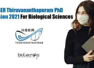 IISER Thiruvananthapuram PhD Admission