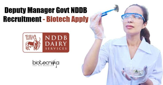 NDDB Biotech Jobs