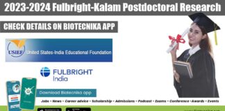 2023-2024 Fulbright-Kalam Postdoctoral Research