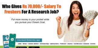 High-Paying Freshers Research Job