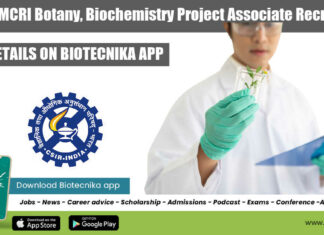 CSMCRI Biochem Project Jobs
