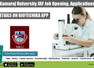 MKU JRF Job Opening