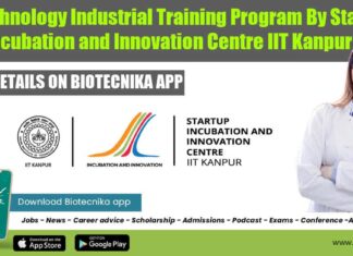 Biotechnology Industrial Training Program