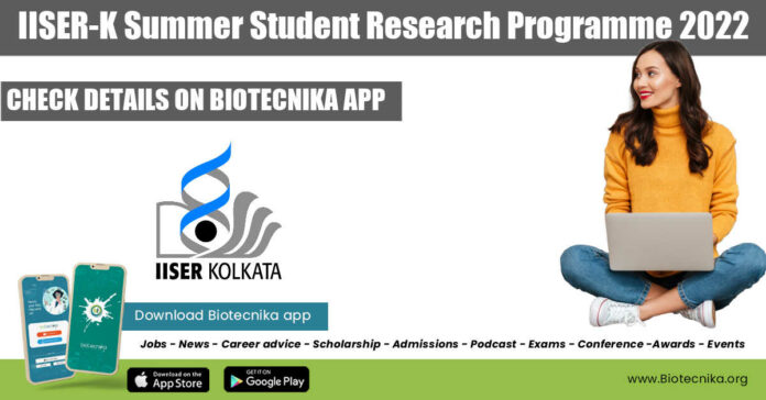 IISER-K Summer Student Research