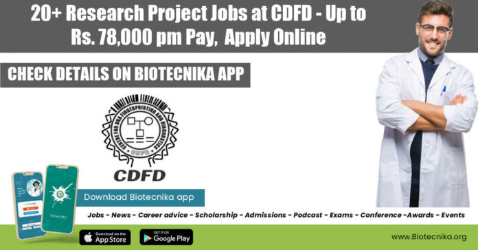 CDFD Research Project Jobs