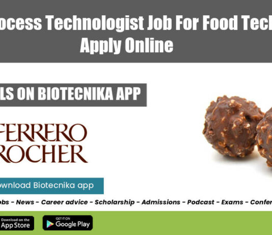 Ferrero Process Technologist
