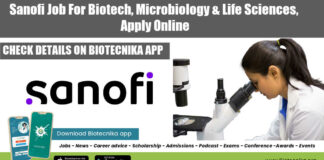 Sanofi Job For Biotech