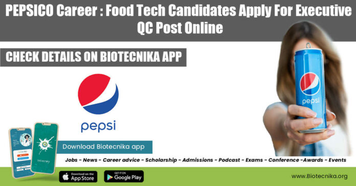 Pepsico Food Tech Job