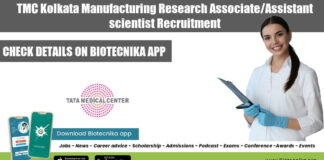 TMC Kolkata PhD Job