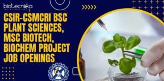 CSIR-CSMCRI BSc Plant Sciences