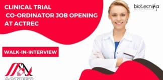 Clinical Trial Co-ordinator Job