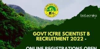 Govt ICFRE Scientist Recruitment