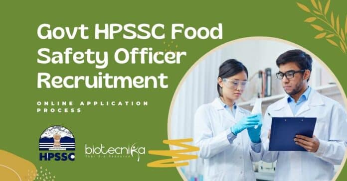 HPSSC Food Safety Officer