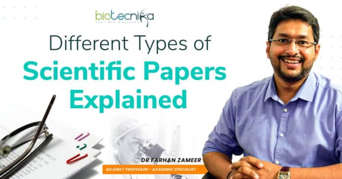Different Types of Scientific Papers