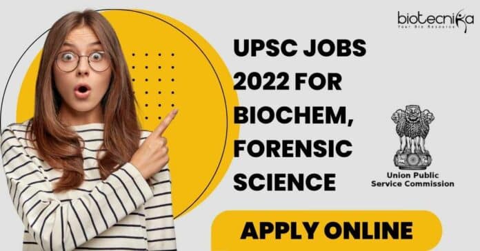 UPSC Jobs 2022 Latest