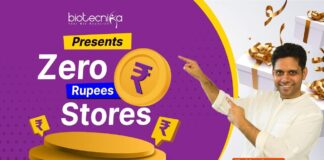 Zero Rupees Store - A Biotecnika Exclusive Launch