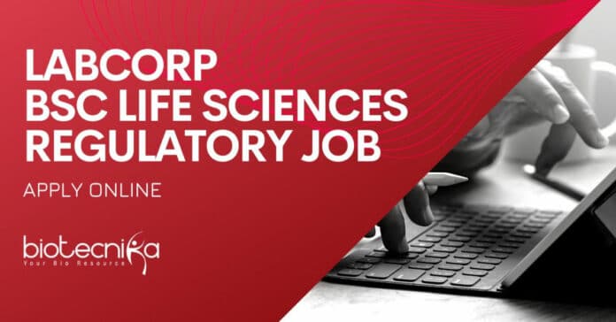 LabCorp Life Science Job