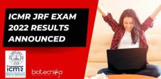 ICMR JRF Exam 2022 Results Announced