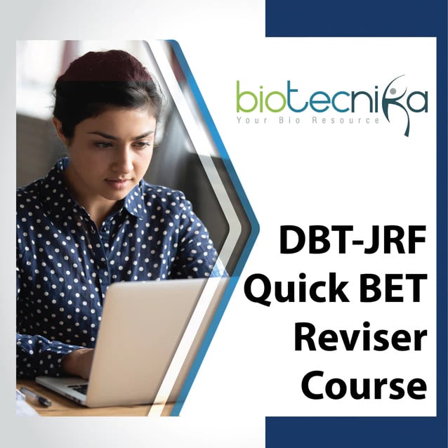 DBT JRF Quick BET Reviser Self Learning Course 