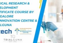 Clinical R&D Certification Course By Bangalore Bioinnovation Centre & TrialGuna  New