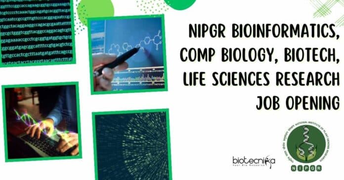 NIPGR Bioinformatics Research Vacancy
