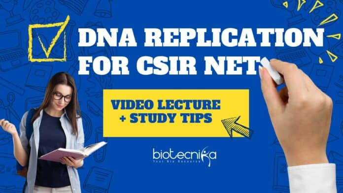 DNA Replication For CSIR NET