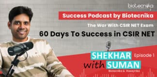 The Success Podcast - An Exclusive CSIR NET Podcast By Biotecnika - Episode 1