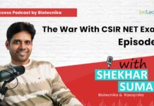 Success Podcast By Biotecnika - An Exclusive CSIR NET Podcast - Episode 6