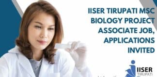 IISER Tirupati MSc Biology