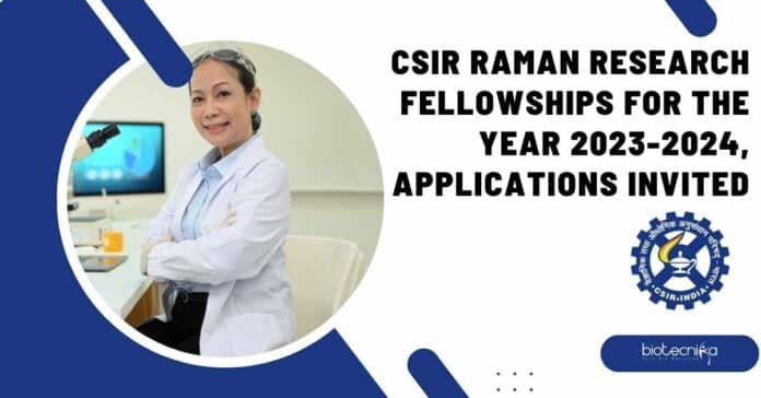 CSIR Raman Research Fellowships