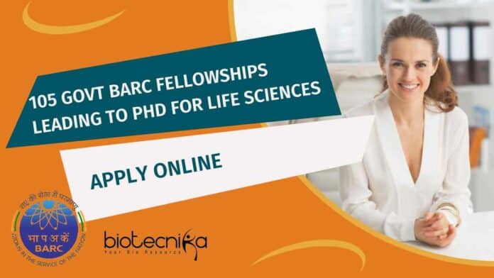 Govt BARC Fellowships Leading