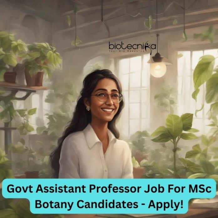 UPSC Assistant Professor Botany