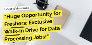 Infosys Freshers Job - Data Processing Jobs